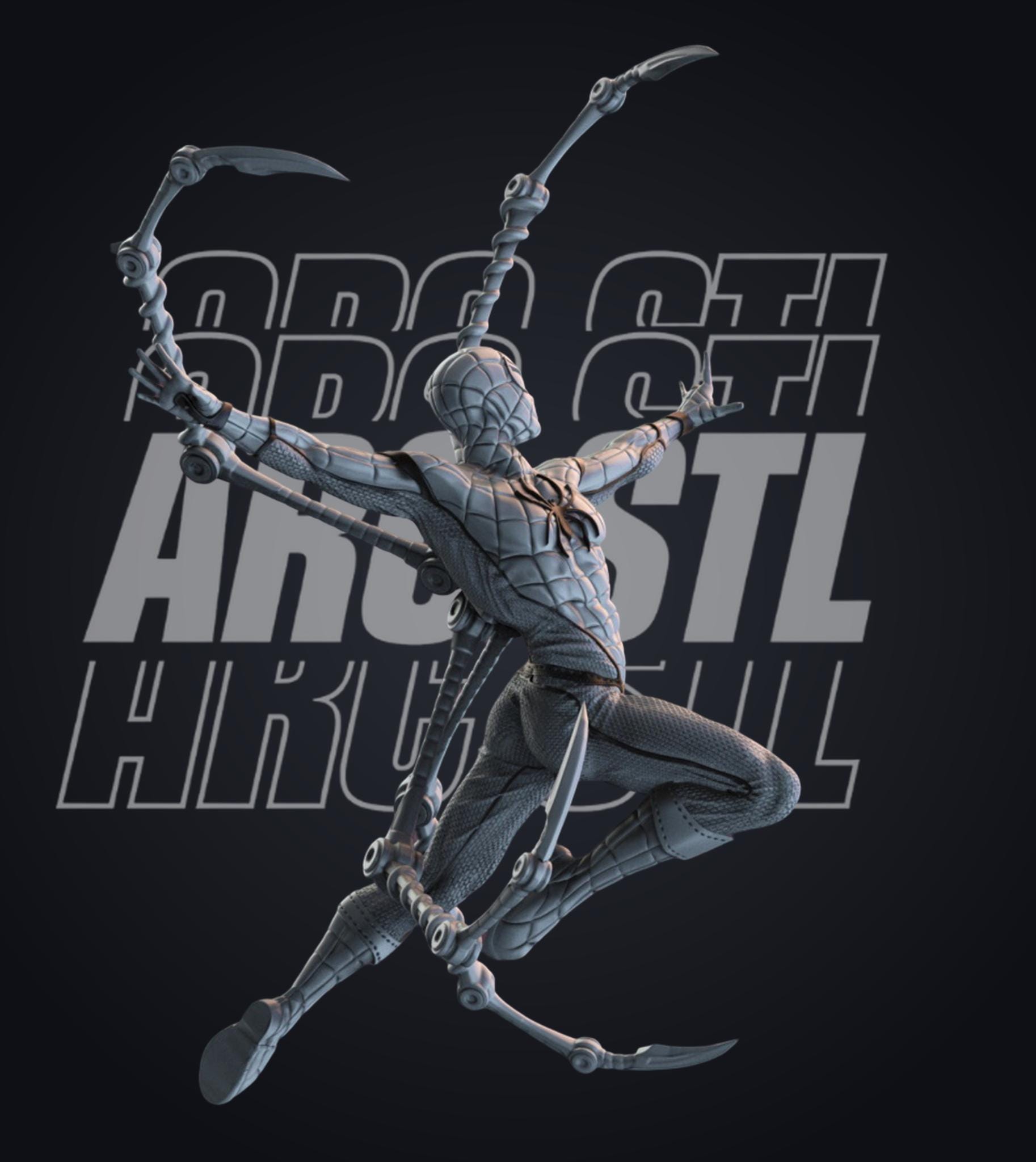 Iron Spider, Spiderman - STL File for 3d Printing - Etsy