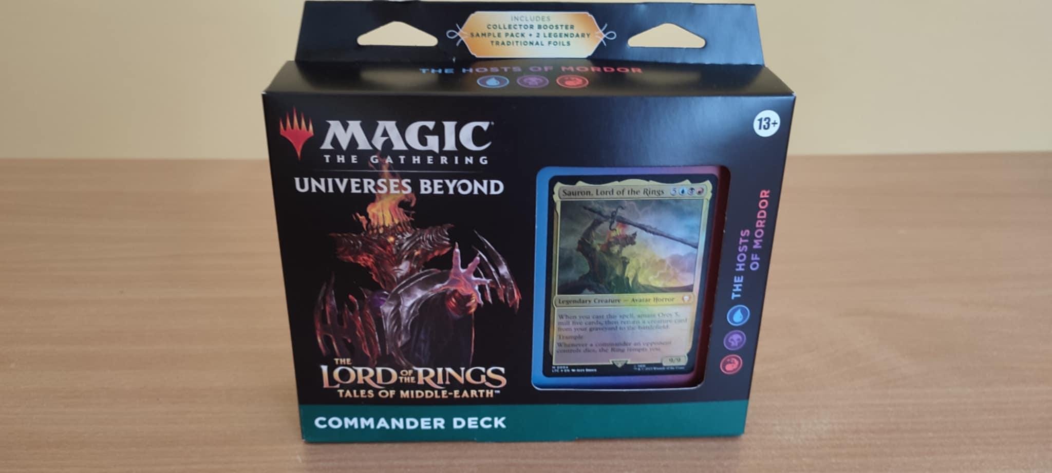 mtg hosts of mordor commander deck Found and picked up a Hosts of Mordor precon and looking for deck suggestions : r/magicTCG