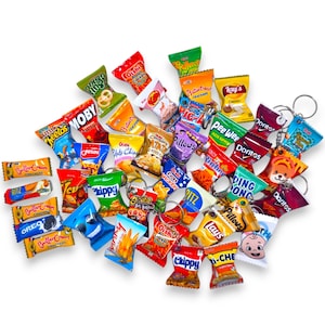 Mini Snack Bag Keychain, Realistic Chip Backpack Charm, Handmade Accessory