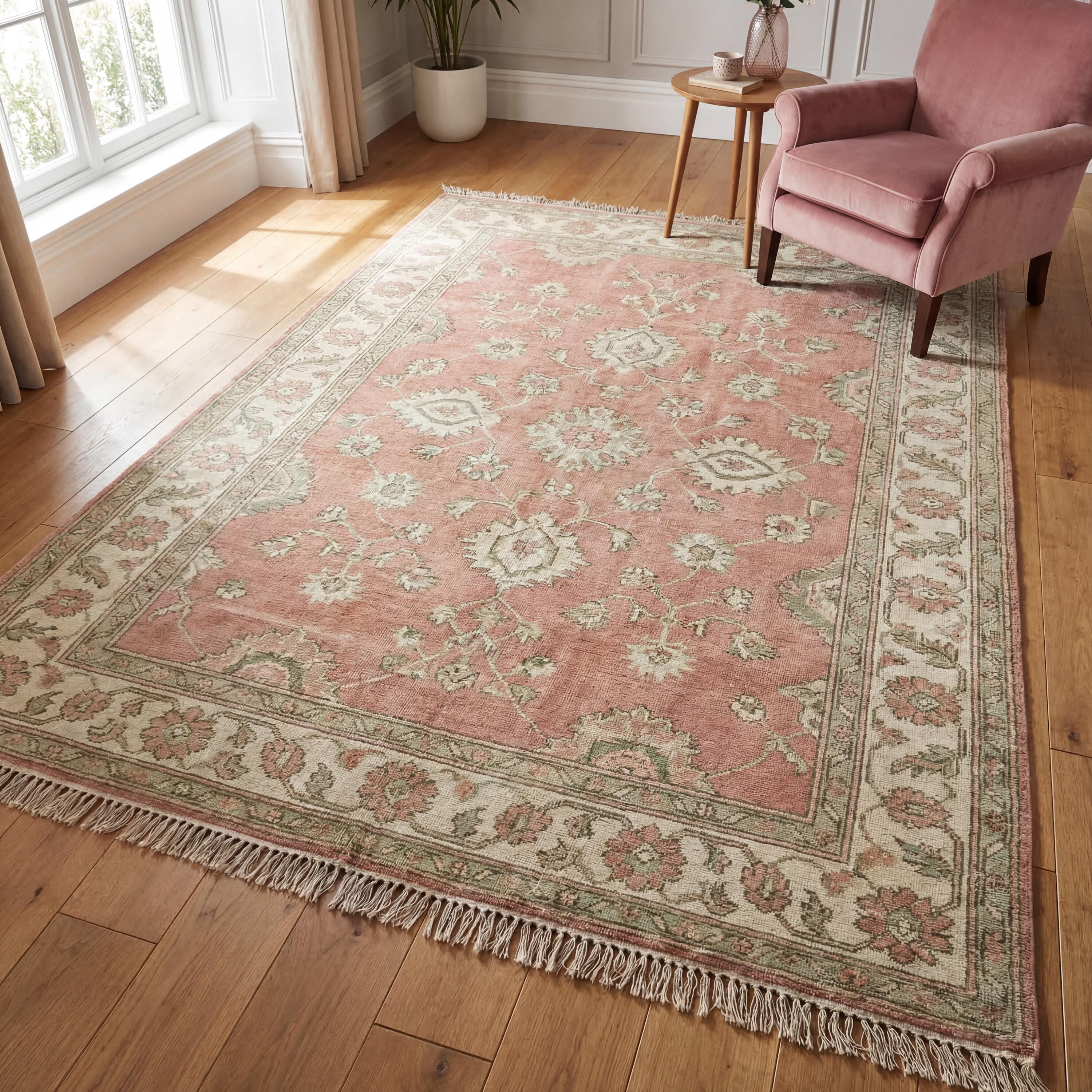 Rugs green pink - Etsy 日本