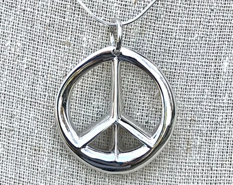 Infinite Peace sterling silver cremation keepsake pendant