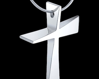 Trinity Cross sterling silver cross pendant