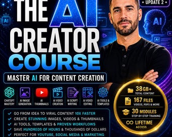 The AI Creator Course 2026 | ChatGPT AI Masterclass | AI Content Creation, Image Generation, Video Editing & Prompt Guide