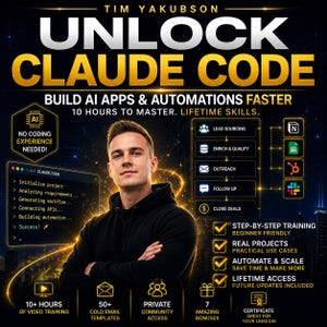 Unlock Claude Code Course | AI Automation & Workflow Training | Build AI Apps, Gtm Engineering, Claude AI Coding Course Download