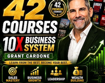 42 Business Courses Bundle | Grant Cardone 10X Sales Training | Business Growth, Entrepreneurship & Mindset