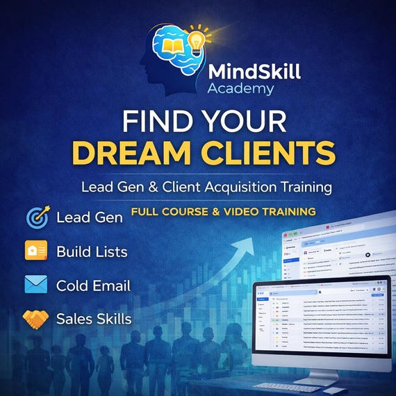 Aj Cassata - Find Your Dream Clients | Lead Generation Course | Find & Convert Dream Clients | Full Video Training