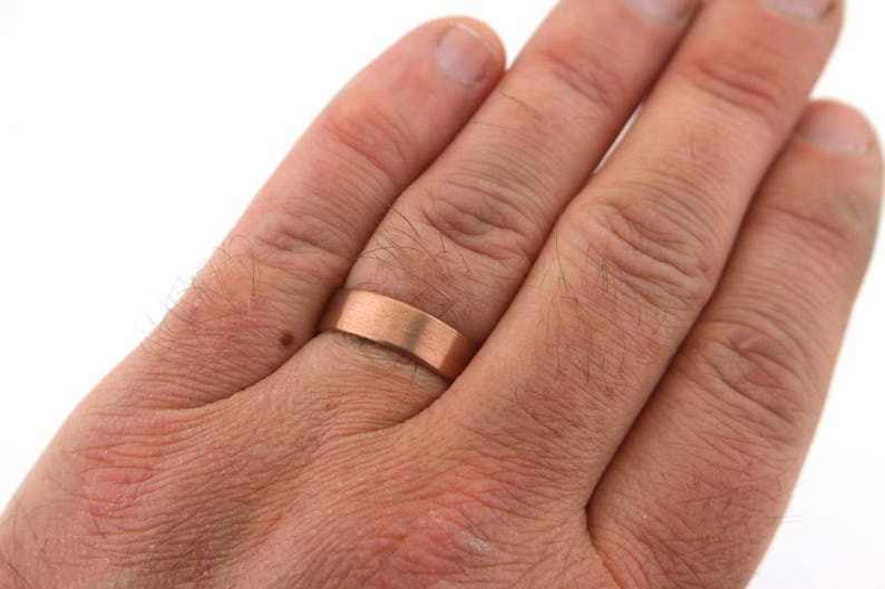 5mm Copper Ring Men's Copper Wedding Ring Women's Etsy