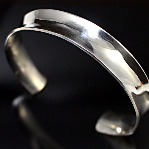 Sterling Silver Bangle Silver Cuff Bracelet Men's Jewelry - Etsy Australia