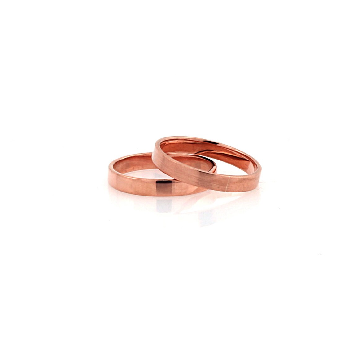 Copper Ringwomen's Copper Wedding Ringthin Band3mm Etsy