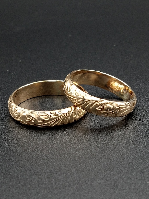 Gold filled wedding bands deals
