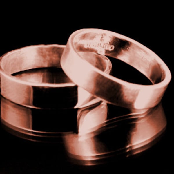 Saashi Trendy Adjustable Magnetic Copper Wedding Band