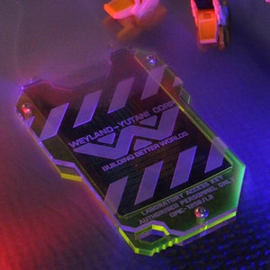 Weyland-Yutani Corp Cyberpunk-sleutelkaart-ID-kaarthouder