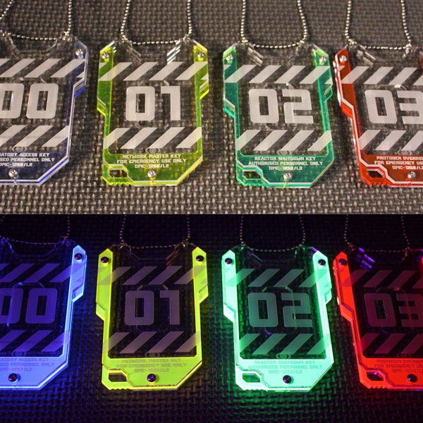 Cyberpunk keycard style card ID holder