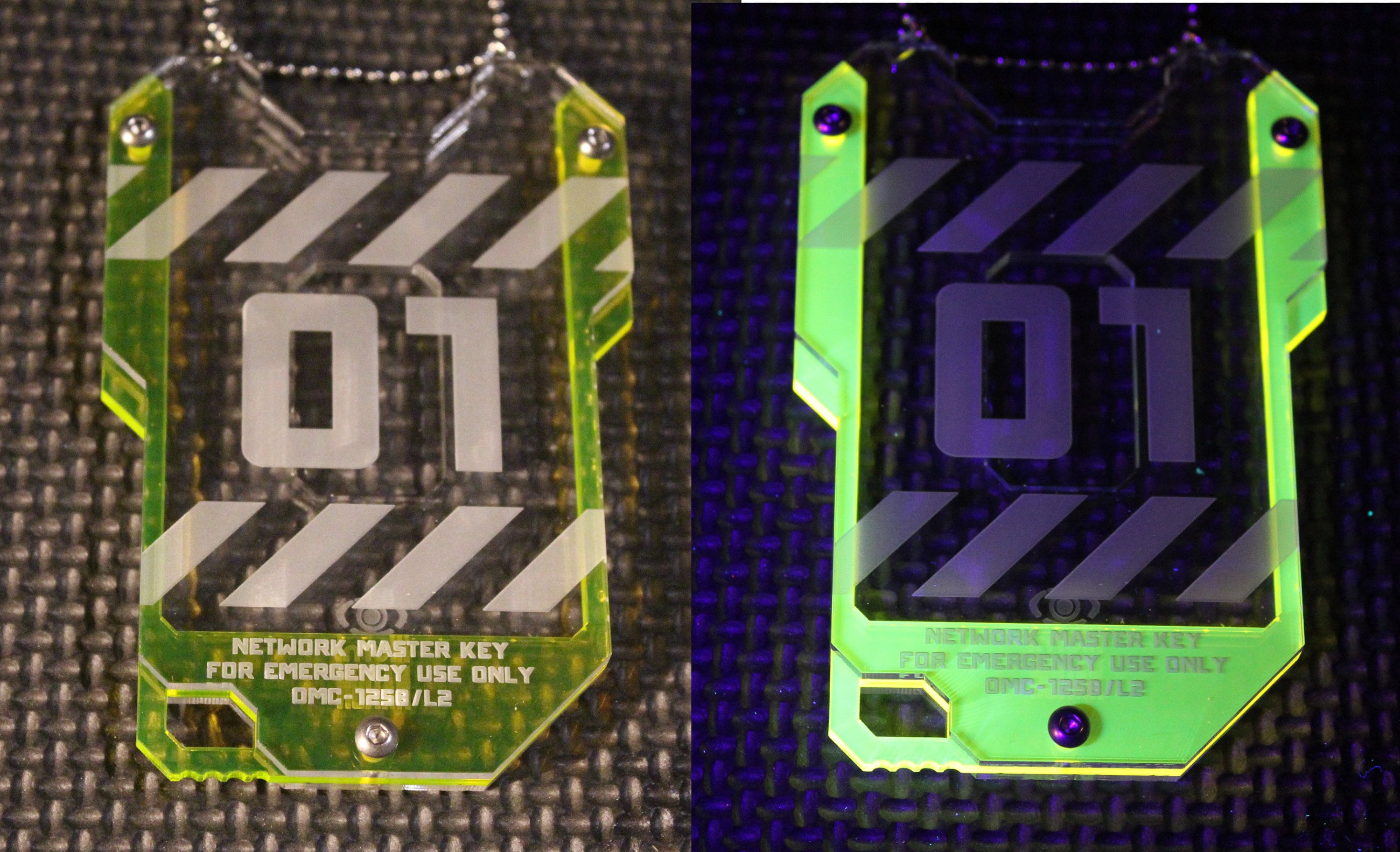 Cyberpunk Keycard Style Card ID Holder Etsy Canada