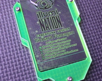 Plain Cyberpunk keycard style card ID holder