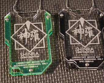 Cyberpunk Shinra corp keycard style card ID holder