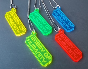 Enemy of Humanity pendent/keyring
