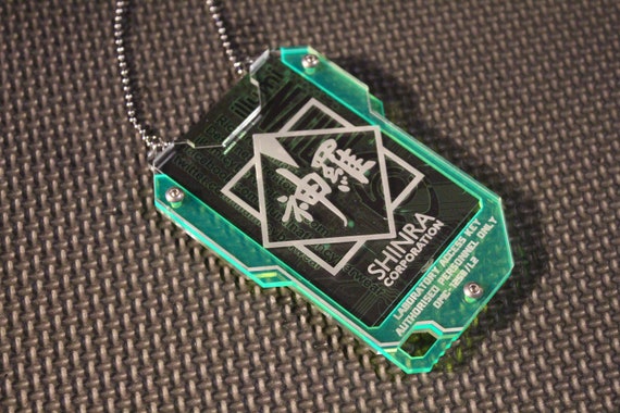Cyberpunk Shinra Corp Keycard Style Card ID Holder - Etsy