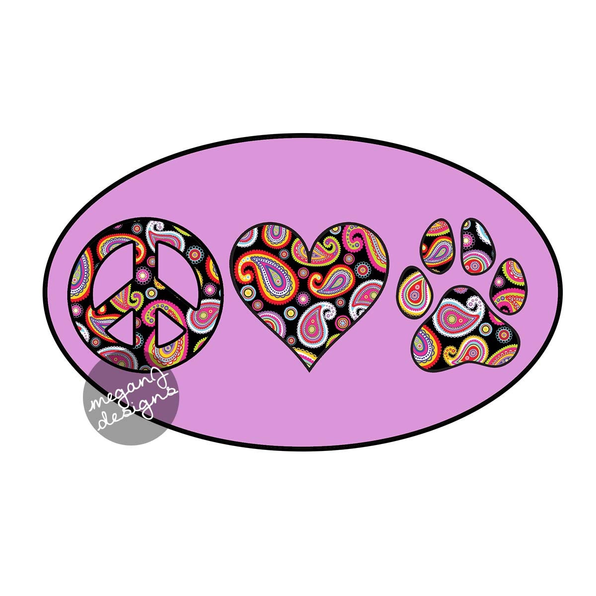 Free Free 90 Peace Love Paw Svg SVG PNG EPS DXF File