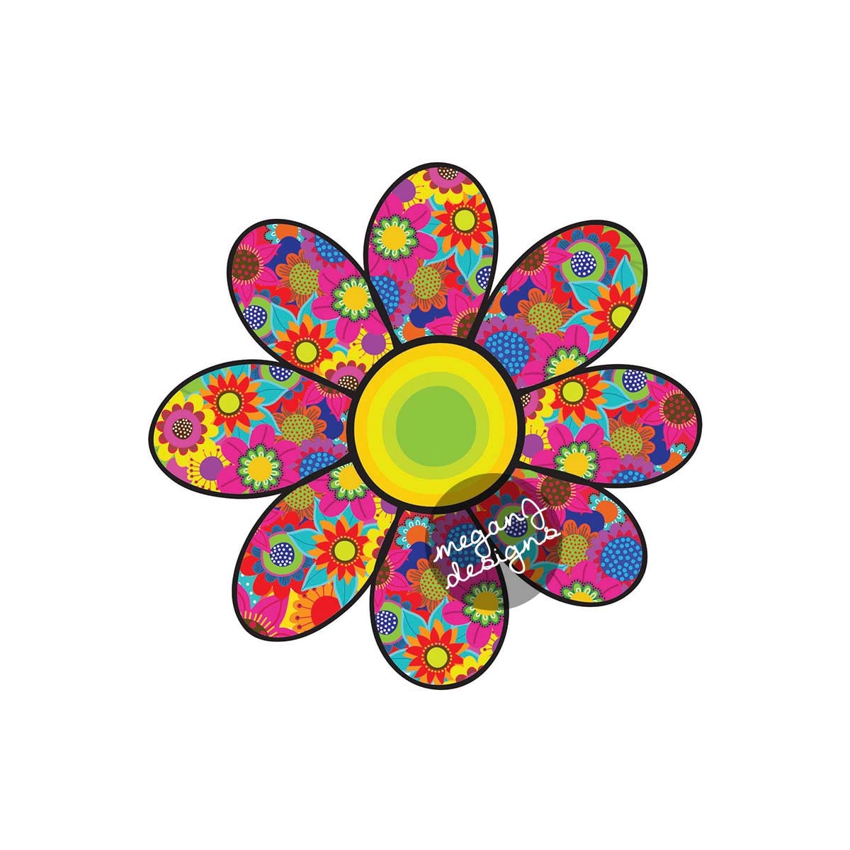 Flower Car Decal Cute Daisy Colorful Floral Bumper Sticker Hippie Boho  Laptop Decal Red Yellow Blue Hot Pink Lime Green Teal - Etsy Norway