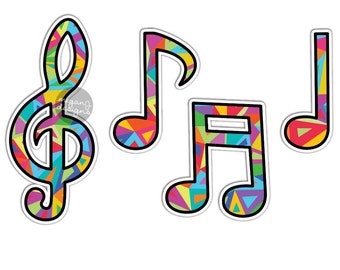 Music Text Out of Musical Notes - Etsy