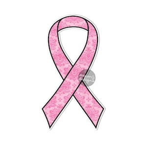 Nastro seno cancro consapevolezza nastro Decal adesivo Laptop Decal rosa modello auto Decal ottobre rosa