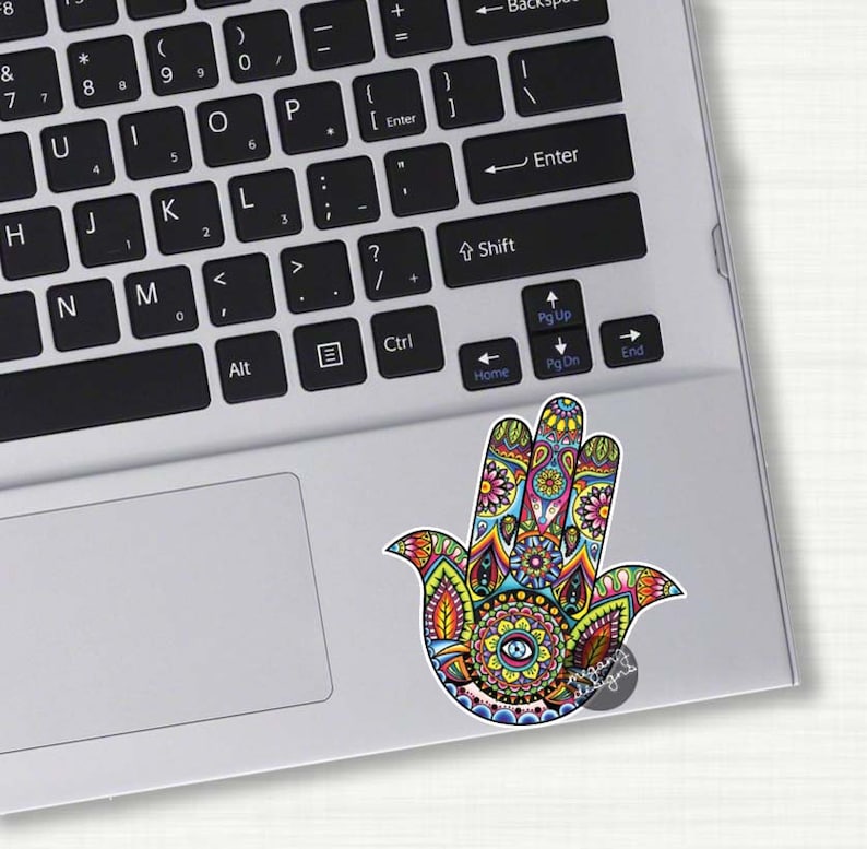 Rock On Hand Sign Music Decal by Megan J Designs Laptop Window Car Vinyl Sticker