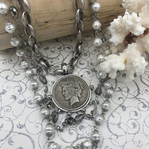 Vintage Porcelain Glass Pearl Freshwater Replica Beaded Chain,9mm Rosary Chain,White or Rose Dust.High Luster.Sold by the Foot Fast Shipping