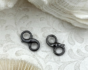 Infinity Schmuck Verschluss in Achterform, Verbinder Länge 18mm