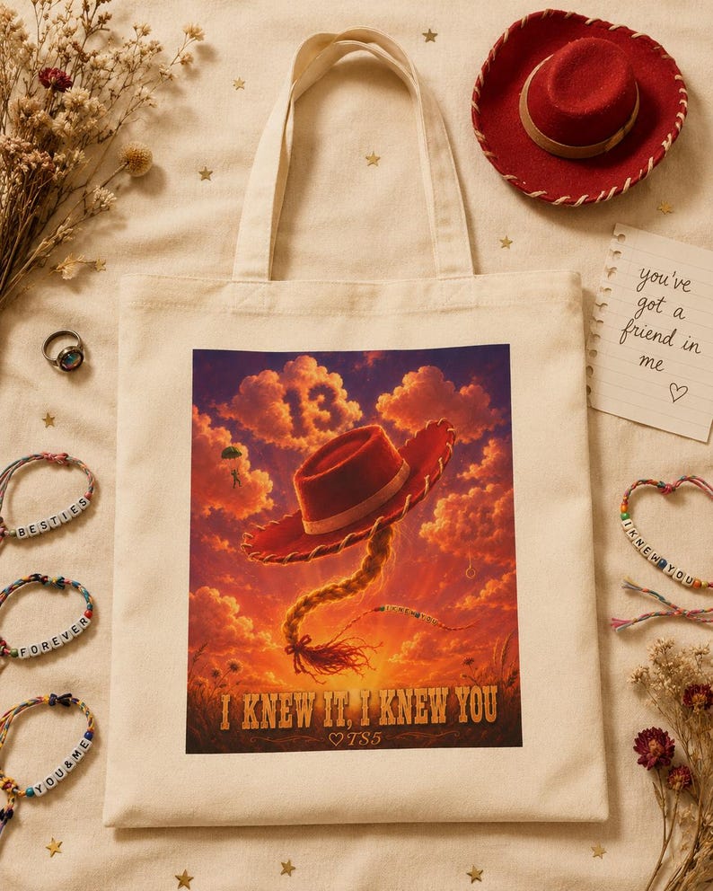 I Knew It I Knew You & I Remembered I Loved You Tote — Swiftie Toy Story 5 Crossover — TS5 画像 5