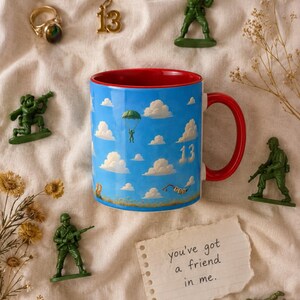 Taza de la habitación de Andy — Lo sabía, te conocía — Taza de café con diseño de nubes inspirada en Toy Story — Regalo para fans de Taylor Swift imagen 11