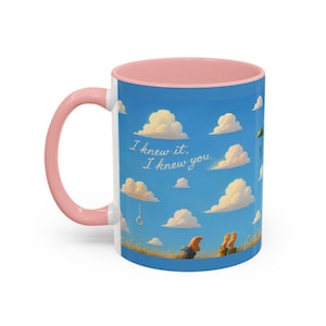 Taza de la habitación de Andy — Lo sabía, te conocía — Taza de café con diseño de nubes inspirada en Toy Story — Regalo para fans de Taylor Swift imagen 4