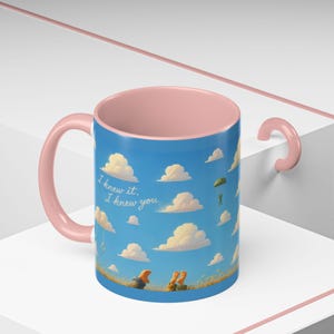 Taza de la habitación de Andy — Lo sabía, te conocía — Taza de café con diseño de nubes inspirada en Toy Story — Regalo para fans de Taylor Swift imagen 6
