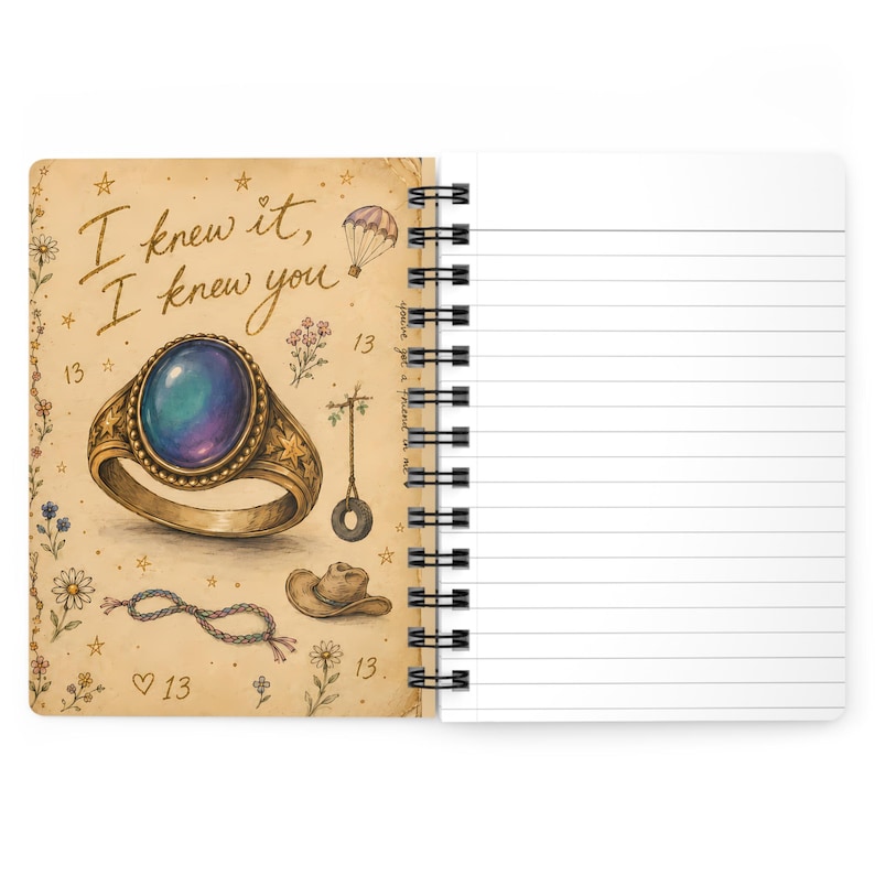 I Knew It I Knew You Spiral Journal — I Remembered I Loved You — Swiftie x Toy Story 5 Notebook — TS5 Gift image 2