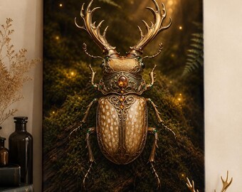 Wilderkind Regal Stag Beetle Matte Canvas