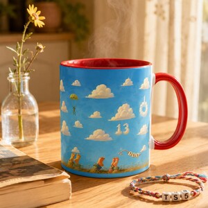 Taza de la habitación de Andy — Lo sabía, te conocía — Taza de café con diseño de nubes inspirada en Toy Story — Regalo para fans de Taylor Swift imagen 12