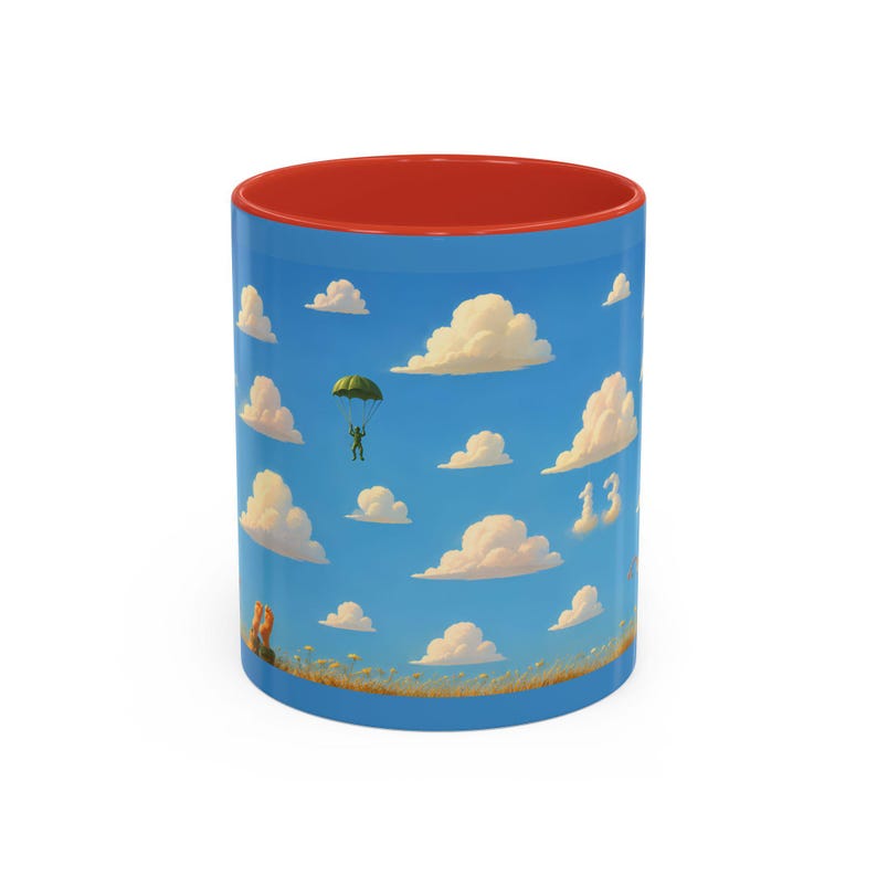 Taza de la habitación de Andy — Lo sabía, te conocía — Taza de café con diseño de nubes inspirada en Toy Story — Regalo para fans de Taylor Swift imagen 7