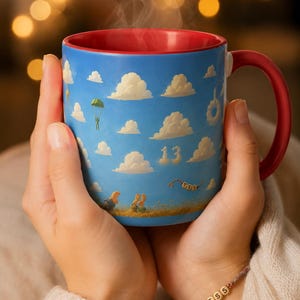 Taza de la habitación de Andy — Lo sabía, te conocía — Taza de café con diseño de nubes inspirada en Toy Story — Regalo para fans de Taylor Swift imagen 10