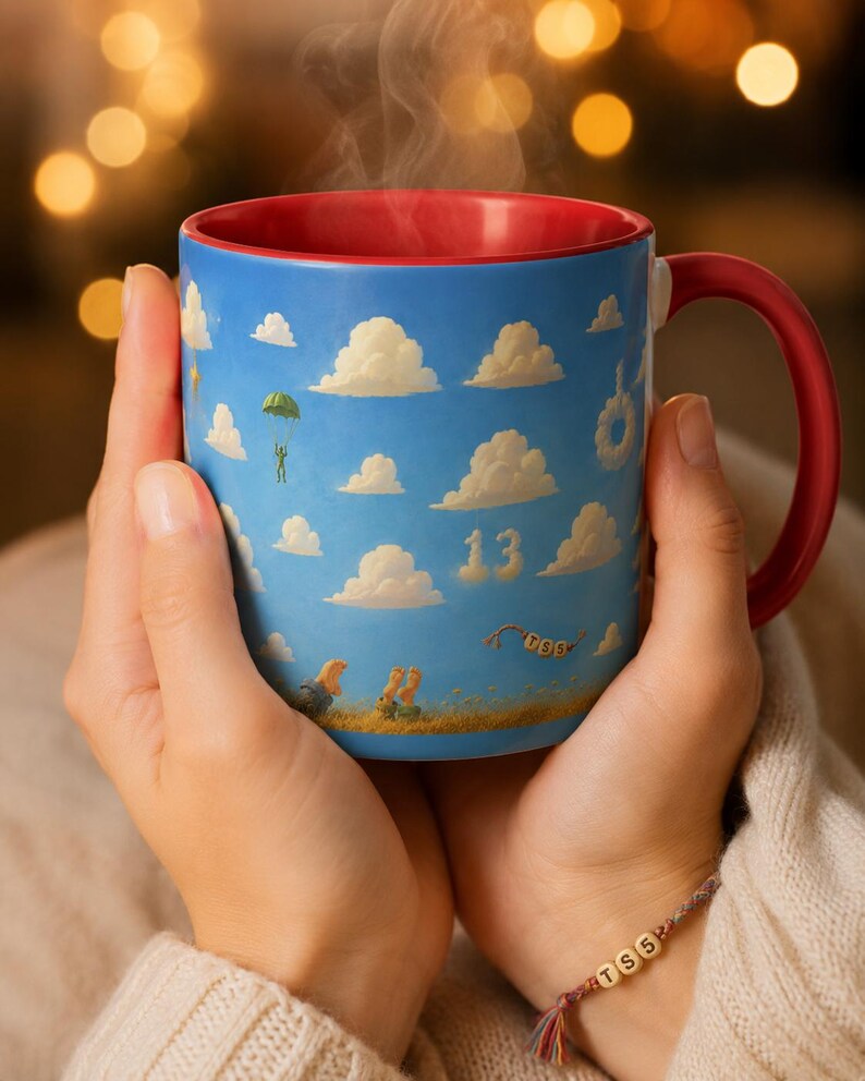 Taza de la habitación de Andy — Lo sabía, te conocía — Taza de café con diseño de nubes inspirada en Toy Story — Regalo para fans de Taylor Swift imagen 10