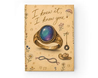 I Knew You Journal Ruled Line | Vintage Mood Ring Nostalgic Diary