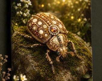 Fawn Beetle Matte Canvas