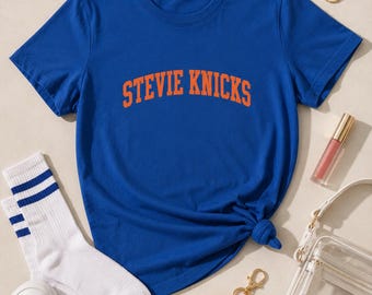 Stevie Knicks Parody Tee women's softstyle tee | vintage rock basketball mashup