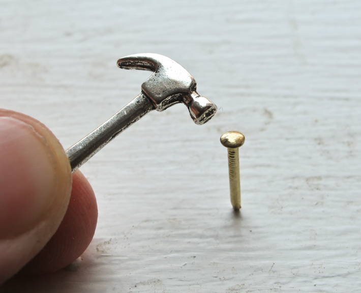 Hammer Necklace Silver Charm Jewelry Holiday Gifts Etsy