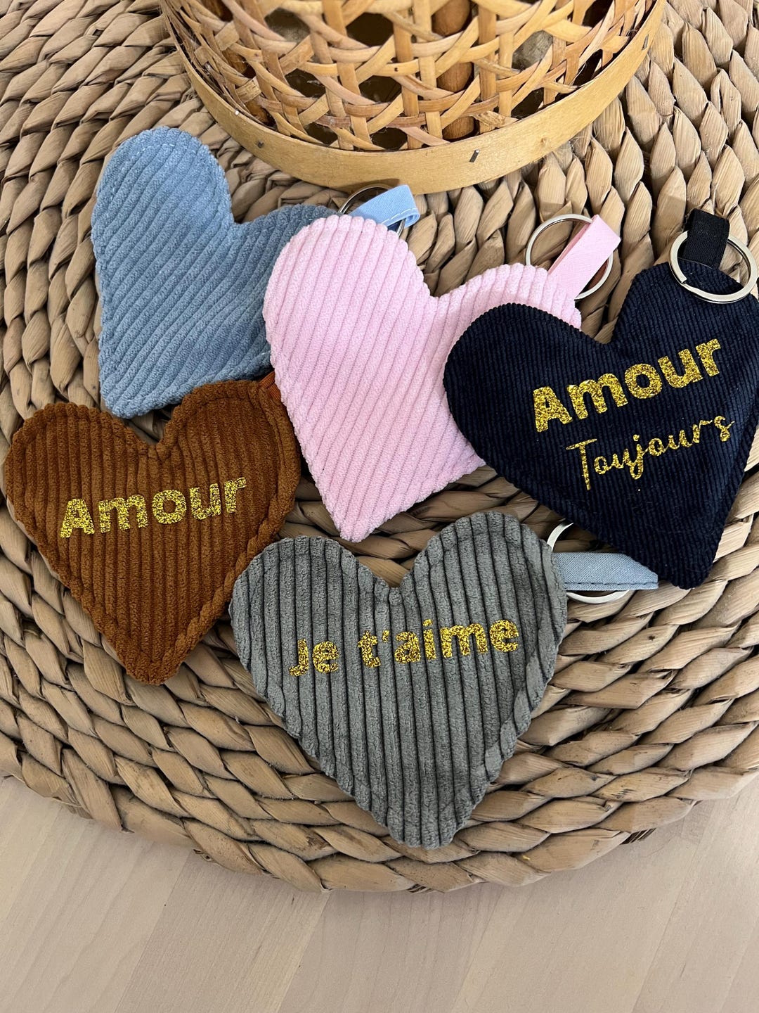 Heart-shaped Keychain With Personalized Inscription - Etsy