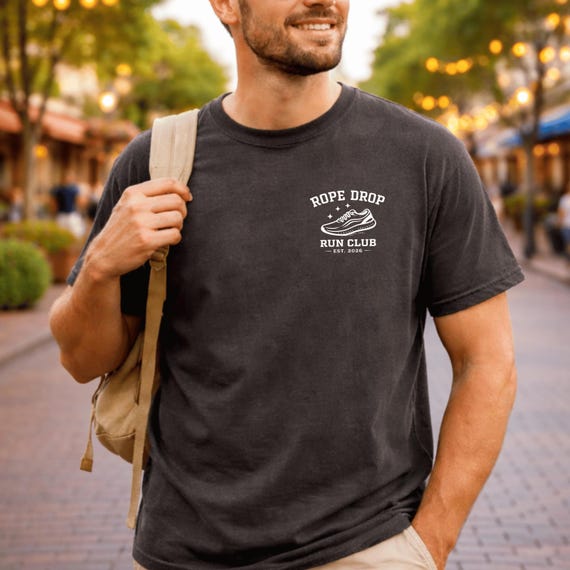 Rope Drop Run Club Shirt, Park Runner Tee, Early Morning Disney Adult, Disney Family Matching Shirt, Runner Gift, Gift for Disney Lover