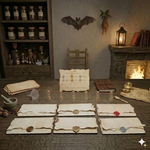 Drinkable Potion Brewing Kit: The Apothecary's Six of Prime Attributes