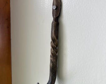 Ring Holder Hand Forged Wall Mounted Iron Anniversary 6 Year Marriage