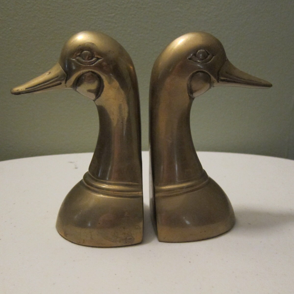 brass duck bookends made in korea brass duck bookends made in korea