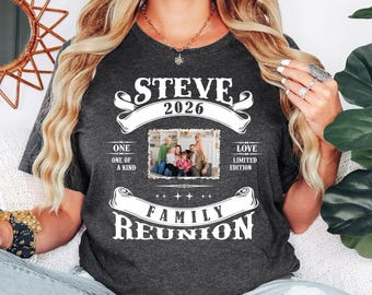 Personalized Family Reunion Shirt, Custom Photo Shirt, Family Name Reunion Tee, Custom Picture T Shirt, Family Gathering Gift