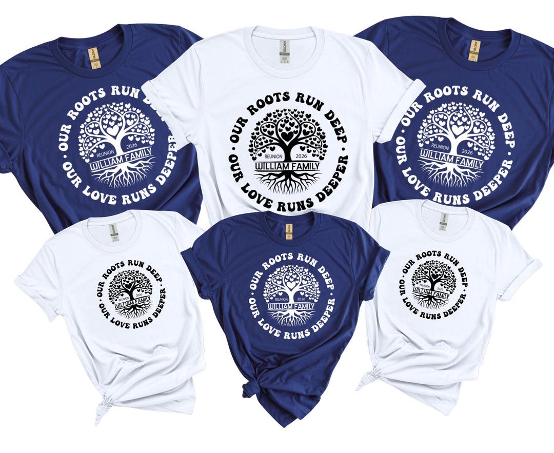 Custom Family Reunion Shirt, Personalized Family T-shirt, Our Roots Run ...